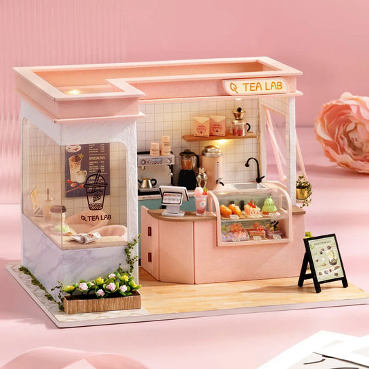 Tienda moderna de té